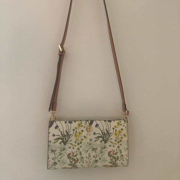 Tory Burch Handbags - Tory Burch Botanical Watercolor Robinson Crossbody